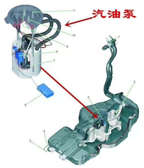汽车高压油泵供电多少